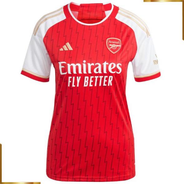 Camiseta Arsenal Mujer 2023/2024 Primera Equipacion