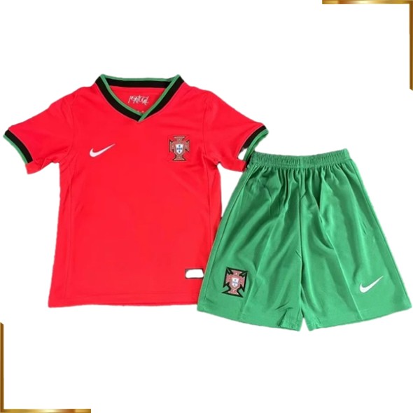 Camisetas de futbol Portugal Niño 2024 Primera Equipacion baratas