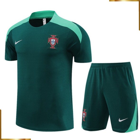 entrenamiento de futbol Portugal Niño 2024 baratas verde