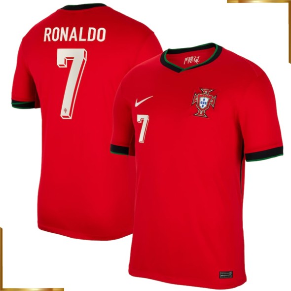 Camiseta Portugal ronaldo EURO 2024 Primera Equipacion